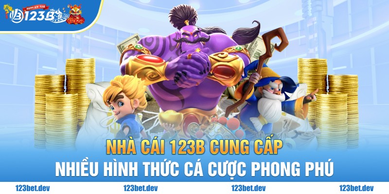 Nhà cái 123B cung cấp nhiều hình thức cá cược phong phú