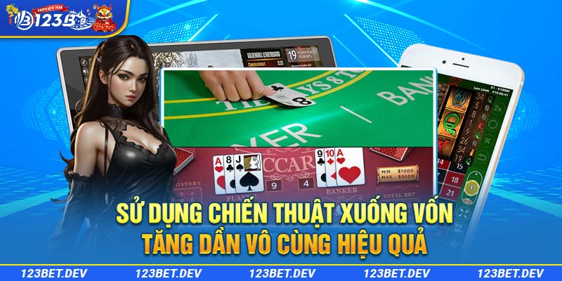 Sử dụng chiến thuật xuống vốn tăng dần vô cùng hiệu quả